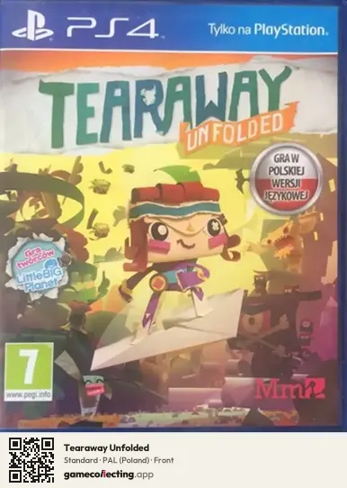Tearaway Unfolded PlayStation 4, Poland box front