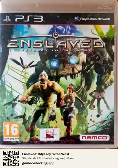 Enslaved: Odyssey to the West PlayStation 3, United Kingdom box front