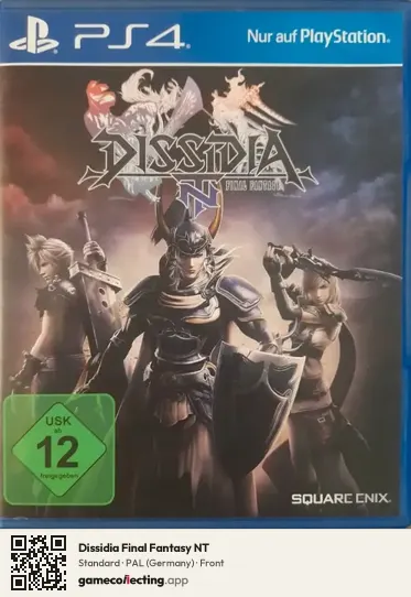 Dissidia Final Fantasy NT PlayStation 4, Germany box front