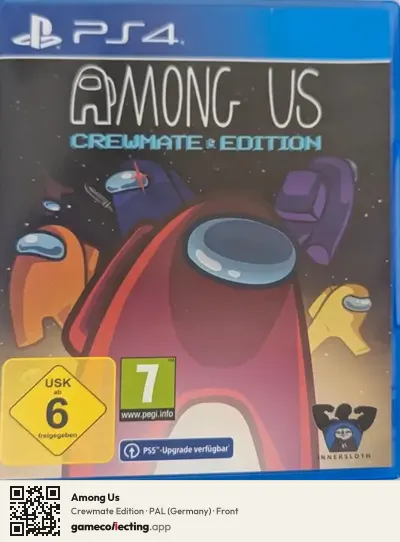 Among Us PlayStation 4, Germany box front
