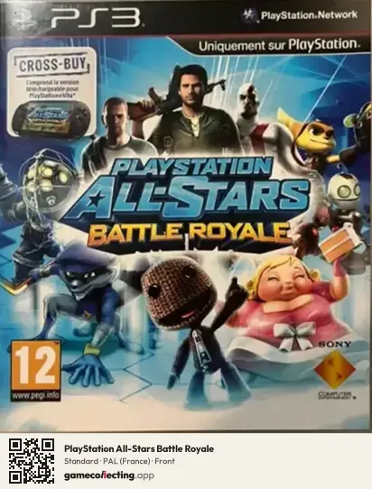 PlayStation All-Stars Battle Royale PlayStation 3, France box front