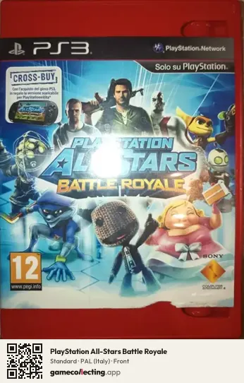 PlayStation All-Stars Battle Royale PlayStation 3, Italy box front