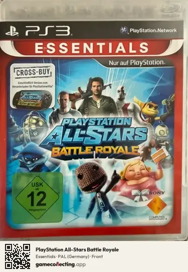 PlayStation All-Stars Battle Royale PlayStation 3, Germany box front