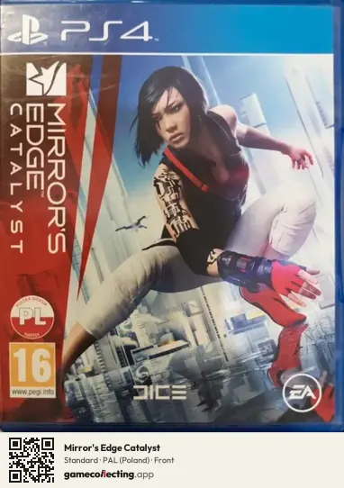 Mirror's Edge Catalyst PlayStation 4, Poland box front