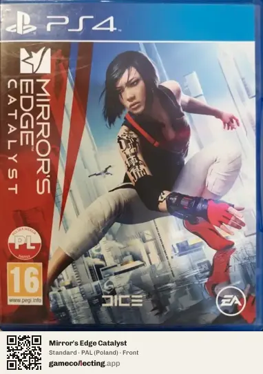 Mirror's Edge Catalyst PlayStation 4, Poland box front