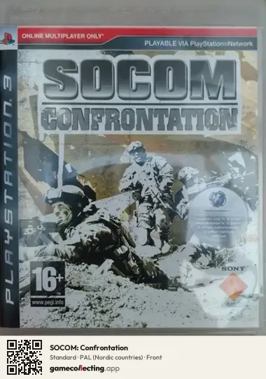 SOCOM: Confrontation PlayStation 3, Nordic countries box front