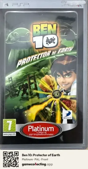 Ben 10: Protector of Earth PlayStation Portable, PAL box front