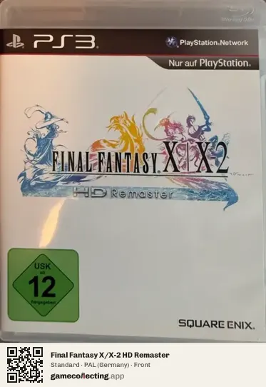 Final Fantasy X/X-2 HD Remaster PlayStation 3, Germany box front
