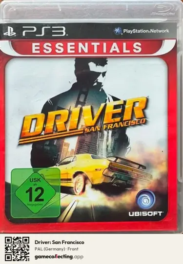 Driver: San Francisco PlayStation 3, Germany box front