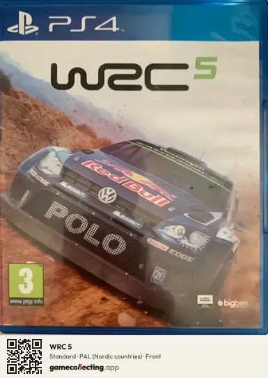 WRC 5 PlayStation 4, Nordic countries box front