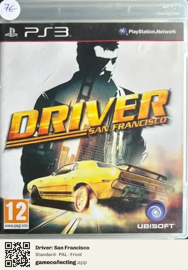 Driver: San Francisco PlayStation 3, PAL box front