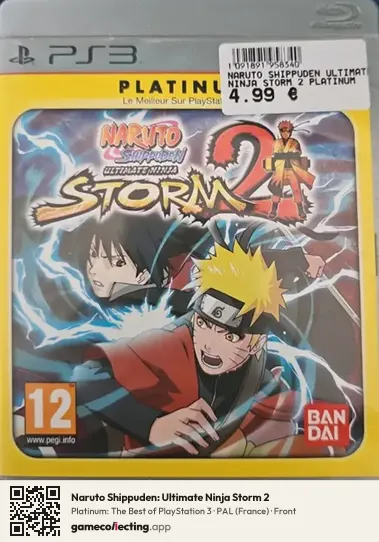 Naruto Shippuden: Ultimate Ninja Storm 2 PlayStation 3, France box front