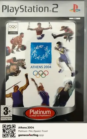 Athens 2004 PlayStation 2, Spain box front