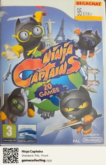 Ninja Captains Nintendo Wii, PAL box front