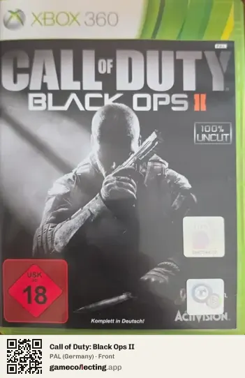 Call of Duty: Black Ops II Xbox 360, Germany box front
