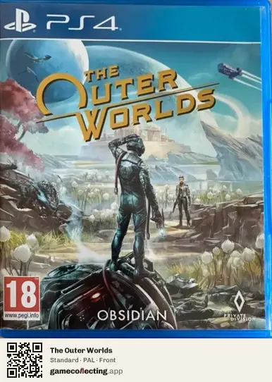 The Outer Worlds PlayStation 4, PAL box front