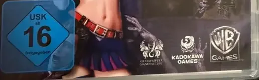 Lollipop Chainsaw, the USK square on its front