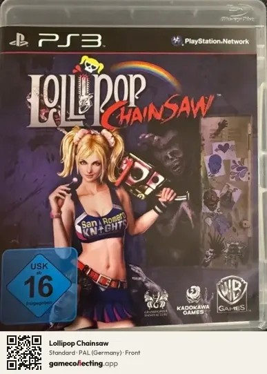 Lollipop Chainsaw PlayStation 3, Germany box front