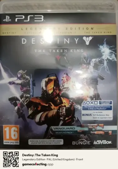 Destiny: The Taken King PlayStation 3, United Kingdom box front