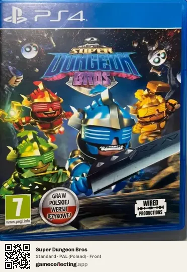 Super Dungeon Bros PlayStation 4, Poland box front