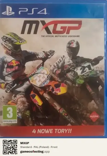 MXGP PlayStation 4, Poland box front