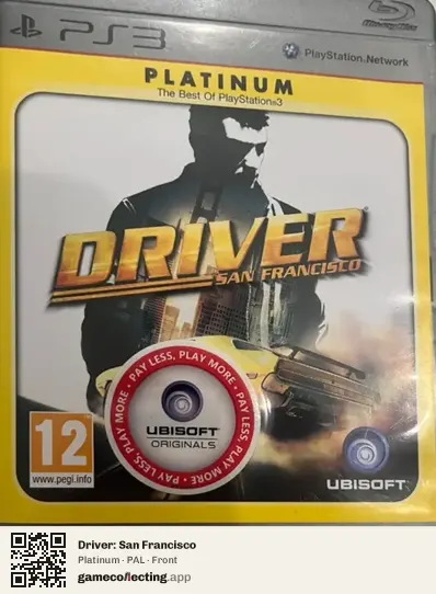 Driver: San Francisco PlayStation 3, PAL box front