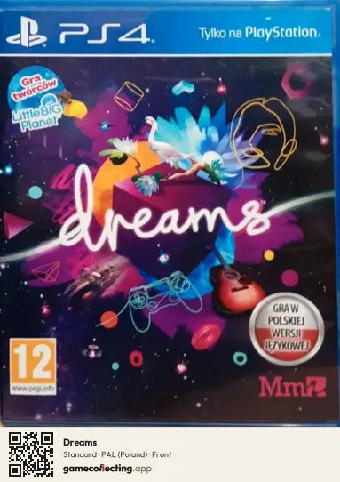 Dreams PlayStation 4, Poland box front