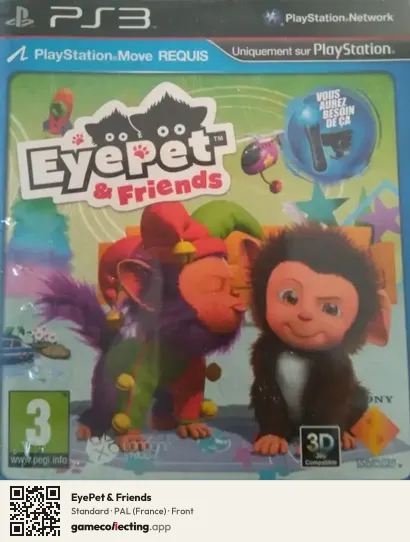 EyePet & Friends PlayStation 3, France box front