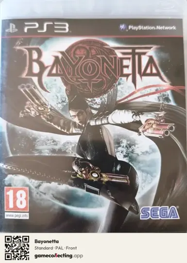 Bayonetta PlayStation 3, PAL box front