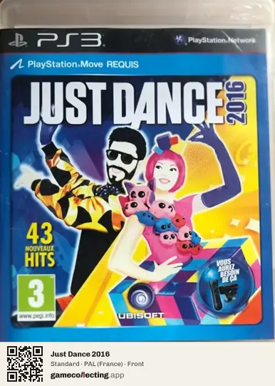 Just Dance 2016 PlayStation 3, France box front