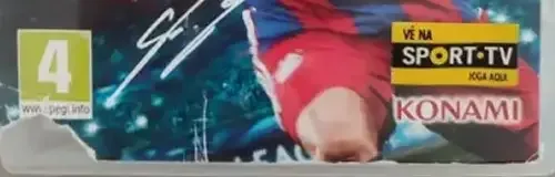 Pro Evolution Soccer 2015, the PEGI square on its front