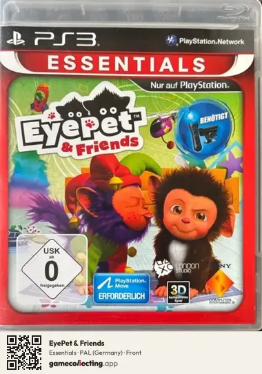 EyePet & Friends PlayStation 3, Germany box front