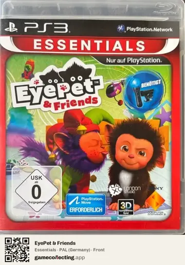 EyePet & Friends PlayStation 3, Germany box front