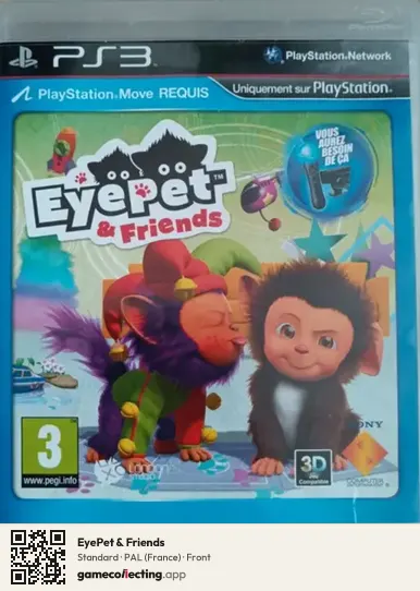 EyePet & Friends PlayStation 3, France box front