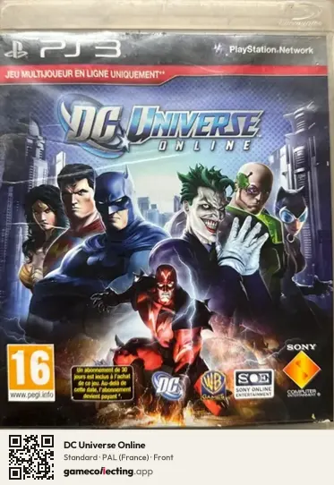 DC Universe Online PlayStation 3, France box front