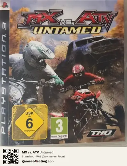 MX vs. ATV Untamed PlayStation 3, Germany box front