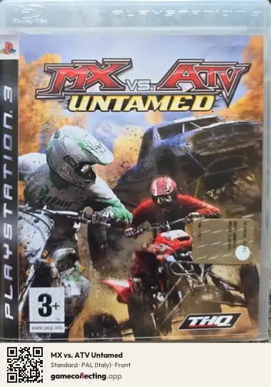 MX vs. ATV Untamed PlayStation 3, Italy box front