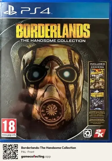 Borderlands: The Handsome Collection PlayStation 4, PAL box front