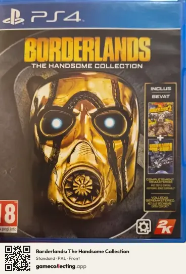 Borderlands: The Handsome Collection PlayStation 4, PAL box front