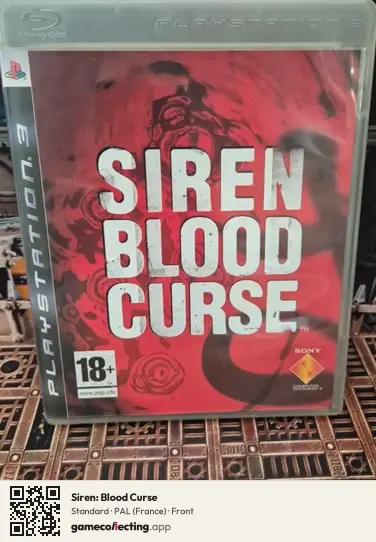 Siren: Blood Curse PlayStation 3, France box front