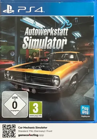Car Mechanic Simulator PlayStation 4, Germany box front