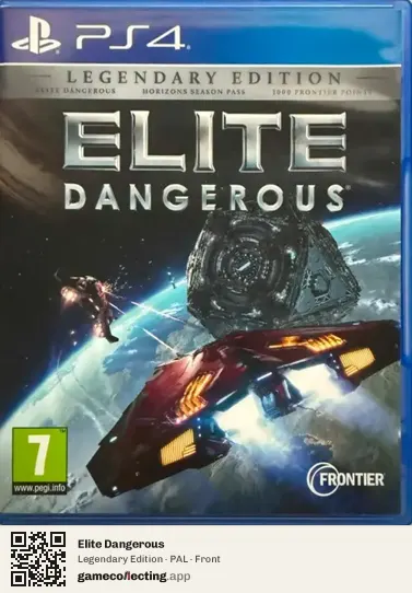 Elite Dangerous PlayStation 4, PAL box front