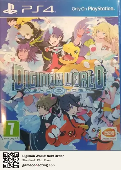 Digimon World: Next Order PlayStation 4, PAL box front