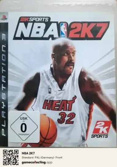 NBA 2K7 PlayStation 3, Germany box front
