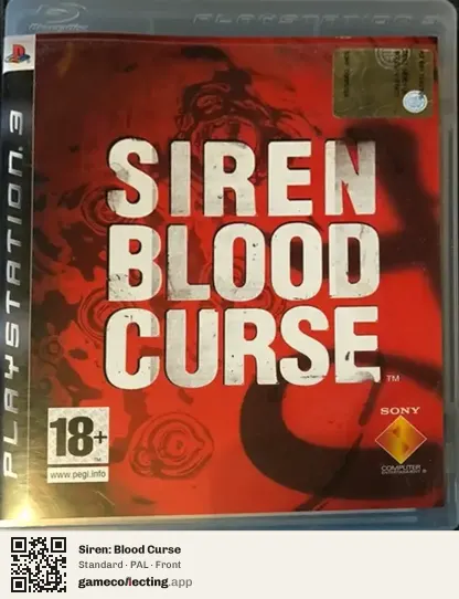 Siren: Blood Curse PlayStation 3, PAL box front