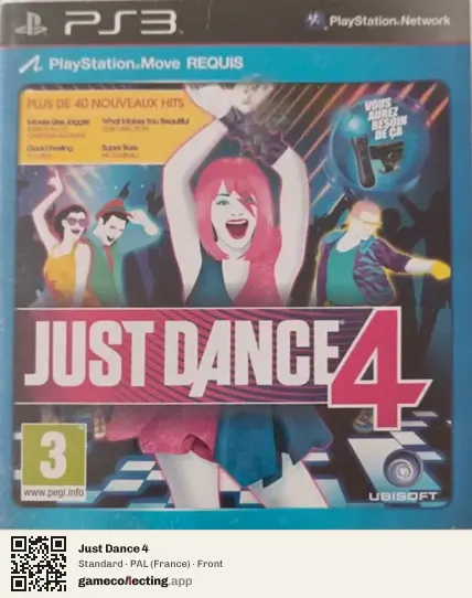 Just Dance 4 PlayStation 3, France box front