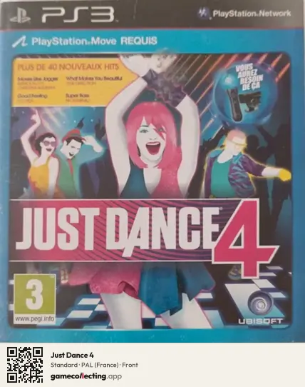 Just Dance 4 PlayStation 3, France box front