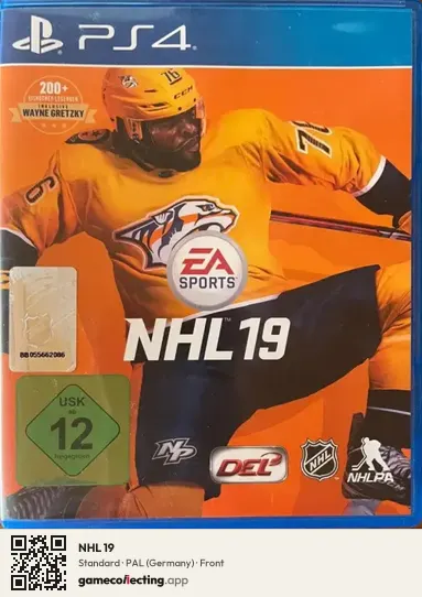 NHL 19 PlayStation 4, Germany box front