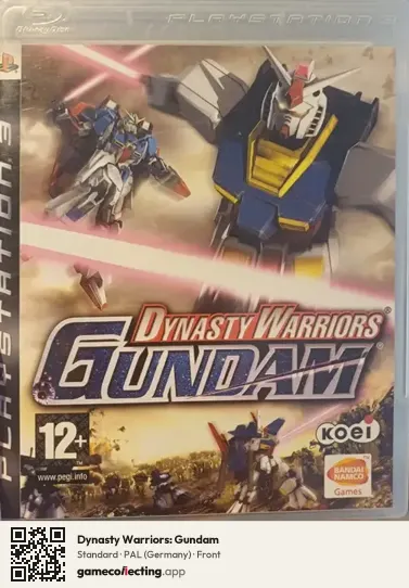 Dynasty Warriors: Gundam PlayStation 3, Germany box front