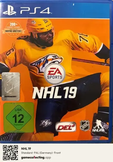 NHL 19 PlayStation 4, Germany box front